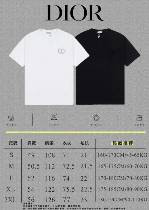 Dior T Shirts Short _SKUDiorS-2XLxetr22115932